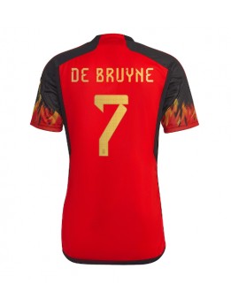 Moški Nogometna dresi replika Belgija Kevin De Bruyne #7 Domači SP 2022 Kratek rokav
